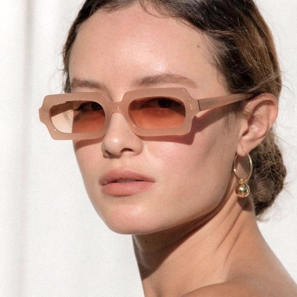 Velvet Canyon Revolution Sunglasses in Peach